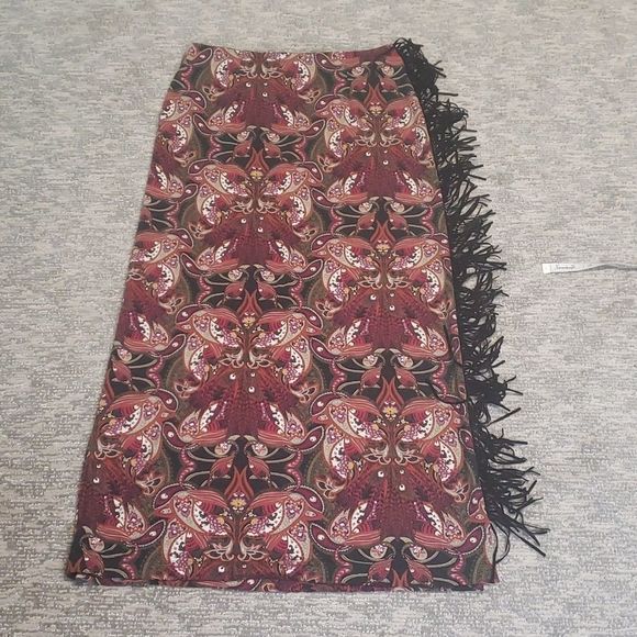 Cato Dresses & Skirts - Western style skirt with fringe